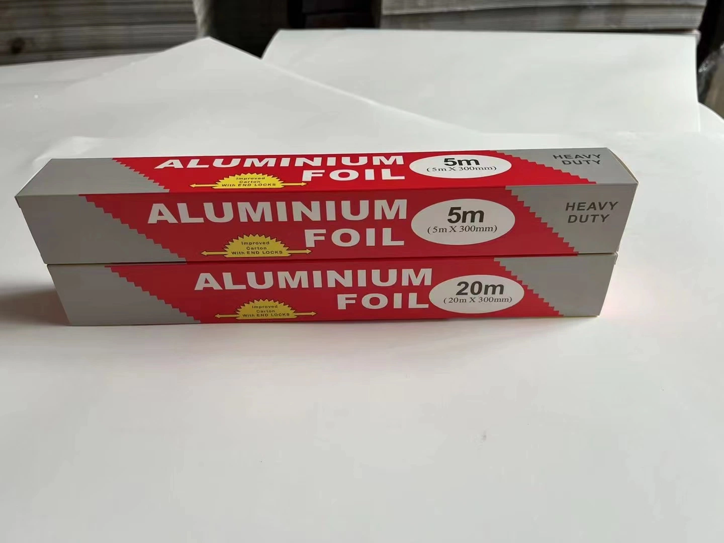 Pack de commerce de détail d'aluminium pour la cuisson et l'emballage alimentaire