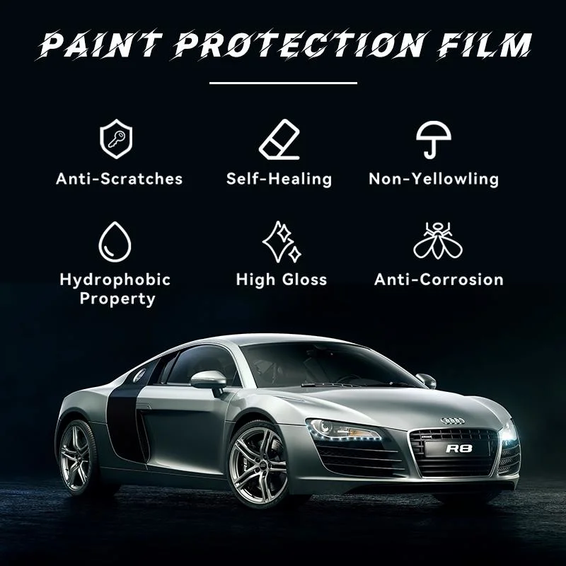 Anti-Yellow Matte Self-Healing Car Body Ppf Paint Protection Anti-Scratch Film TPU