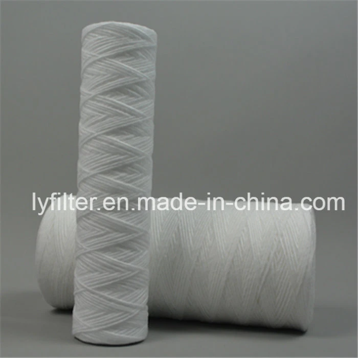 Polypropylene/Cotton/Fiberglass Polywound String Wound Filter Cartridge