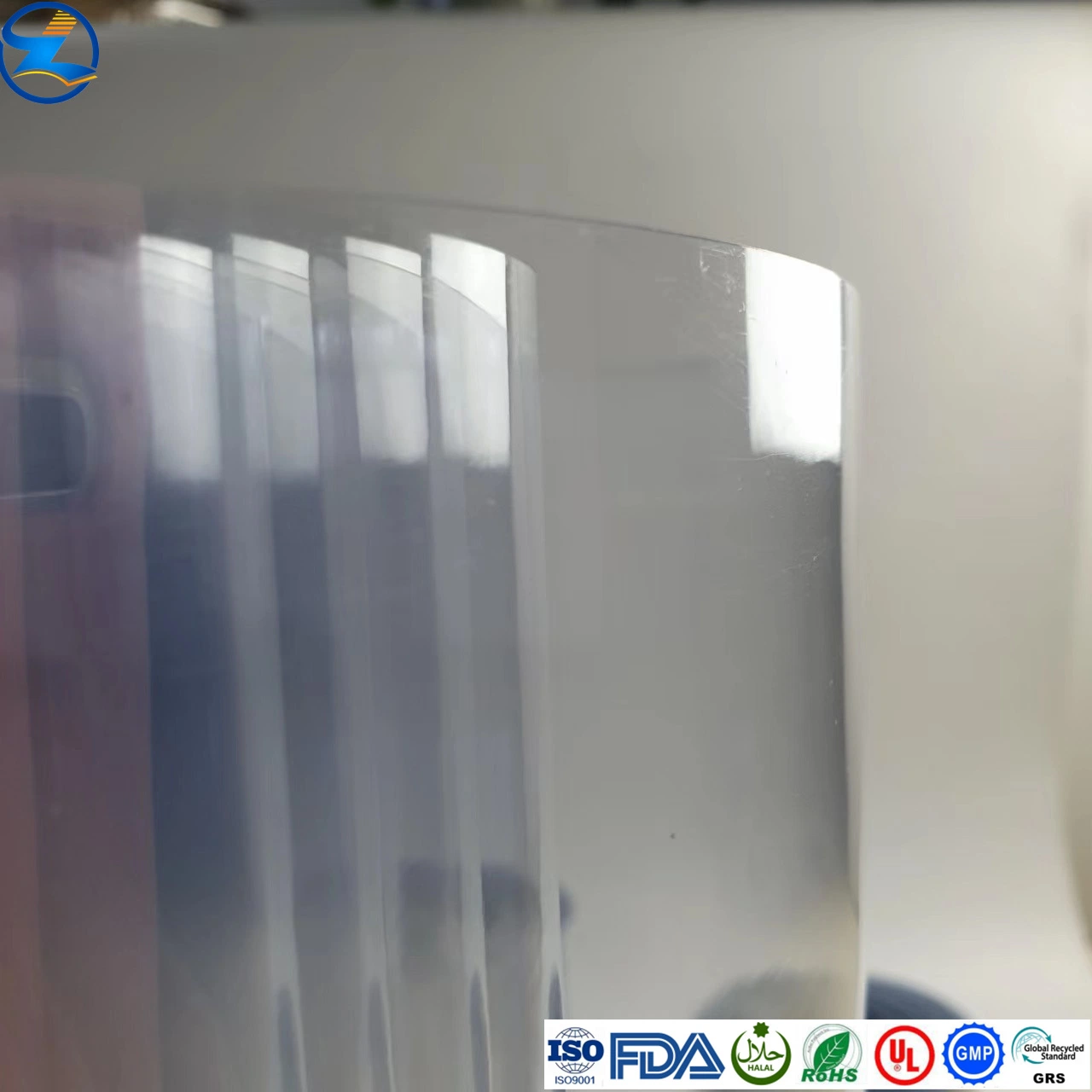Película de PVC transparente para hacer bolsas de embalaje