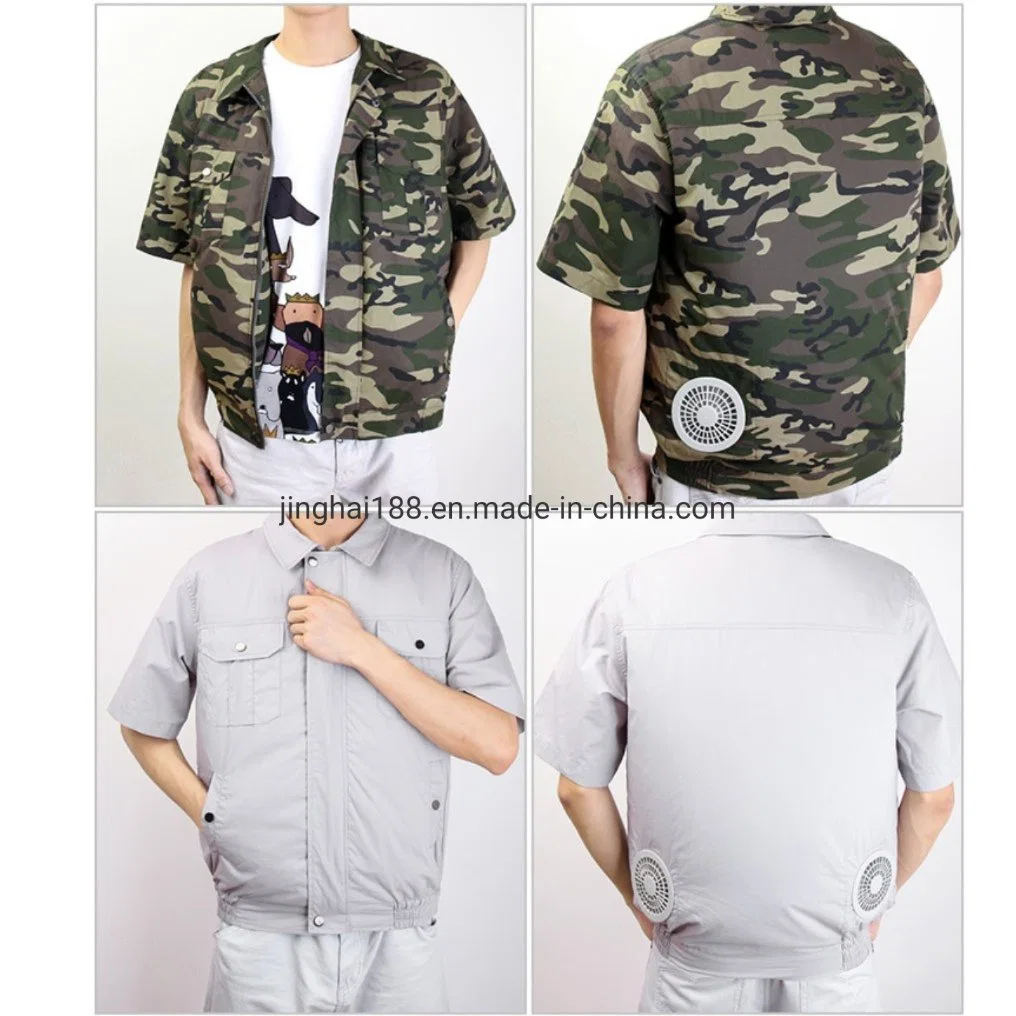 7.2V Summer New Outdoor Work Clothes for Mini Fan, Cooling Jacket, for Men and Women Cooling Vest