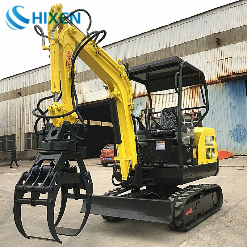 Tomb Graves Excavation Mini Excavator Equipped Crushing Hammer Vegetable Greenhouses Loose Earth Excavator