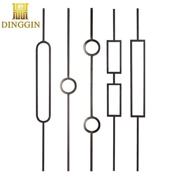 Hand Forged Steel Wrought Iron Ornamental Railing Bar