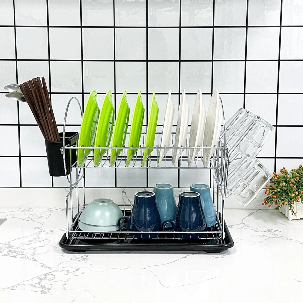 Kitchen Dish Drainer Organizer Rack and Kitchen Dish Drainer Rack Dish Drying Rack Drain Home Kitchen Storage