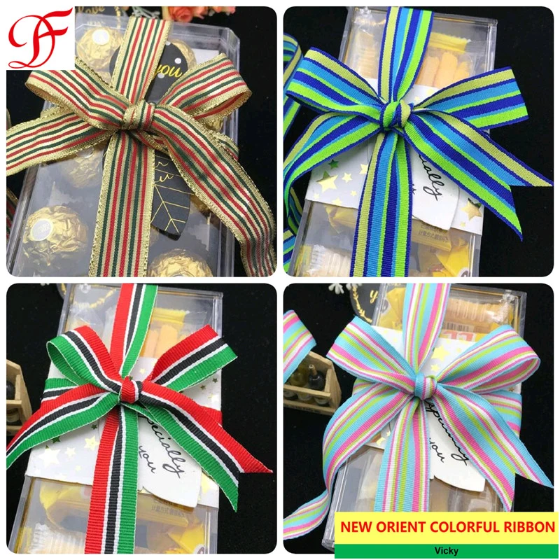 Double and Single Satin /Grosgrain/Organza/Sheer/Gold Metallic/Stripe/Gingham Ribbon for Gifts/Christmas/Xmas/Packing/Wrapping/Garments