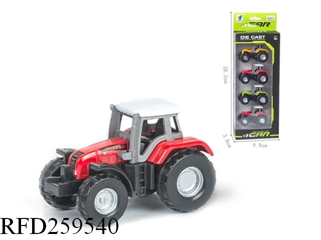 Alloy Slide Car Mini Farm Tractor Children's Vehicle Toy