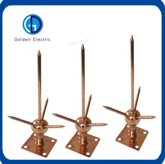 2022 China Lightning Protection Grounding System Supplier Copper 21kv Lightening Rod 22kv Lightning Arrester for Sale