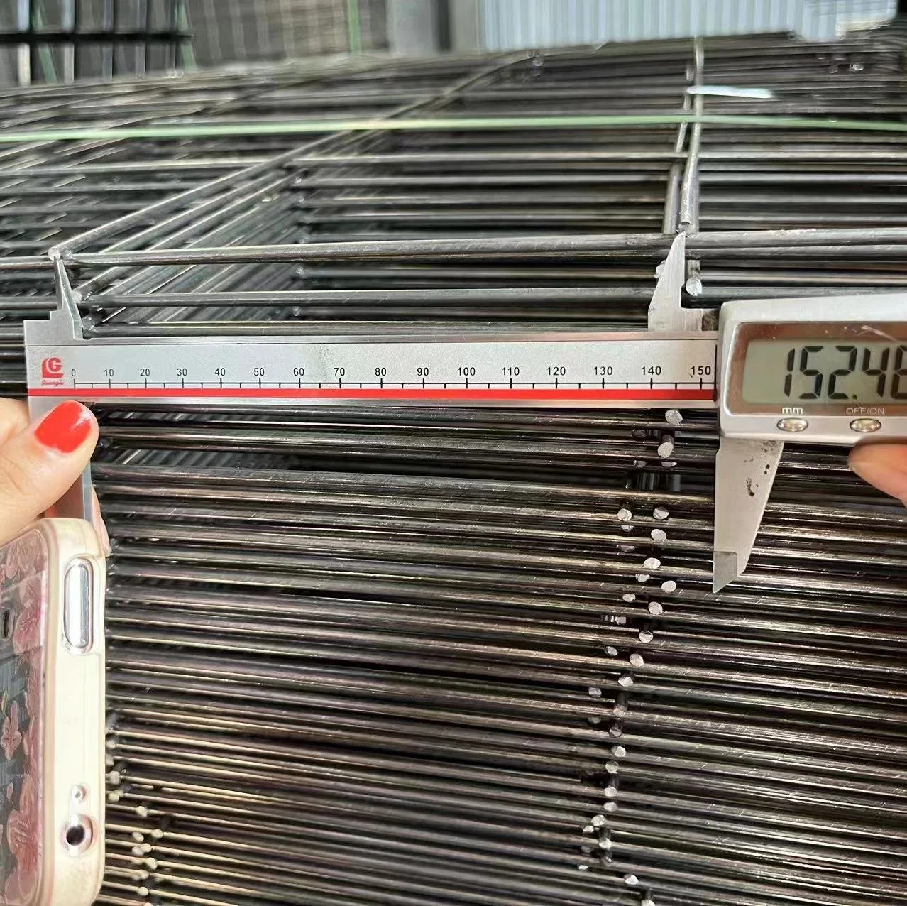 15 * 15 Cm Low Carbon Steel Construction Use Welded Wire Mesh Panel for Canada Market