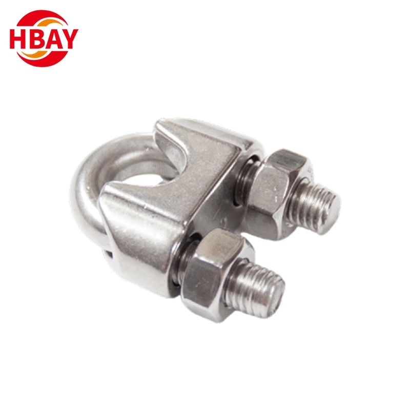 Stock Available Stainless Steel 304 Adjustable Fasten Wire Rope Clip