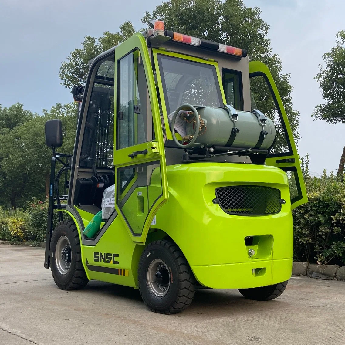 2.5 toneladas de gas&amp;Gasolina Mini Tractor Almacén carretilla elevadora