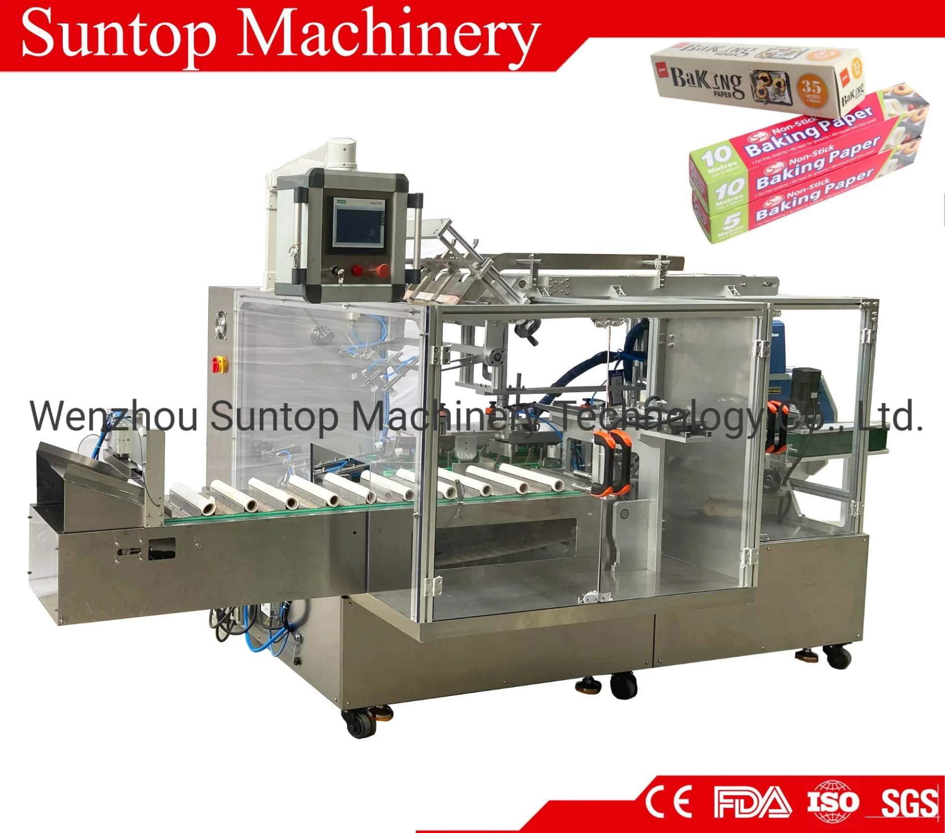 Automatic Multi-Function Horizontal Aluminum Foil Boxing Carton Packing Machine Cartoing Packaging Machine