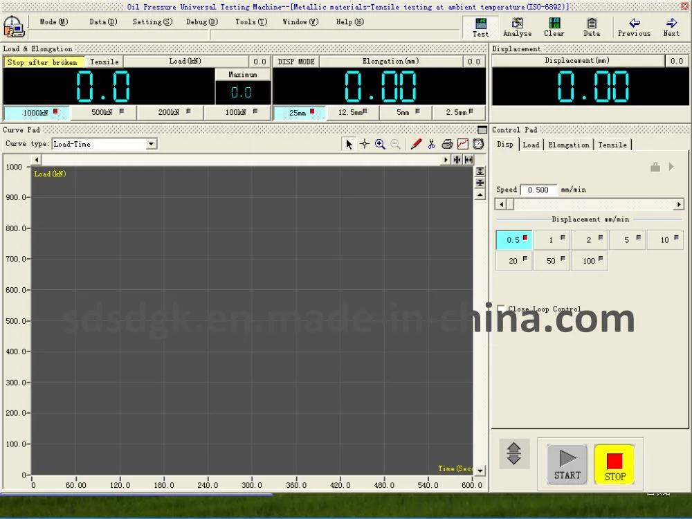 1000kN Test Tensile Strength and Max Force Material Testing Equipment/ Machine