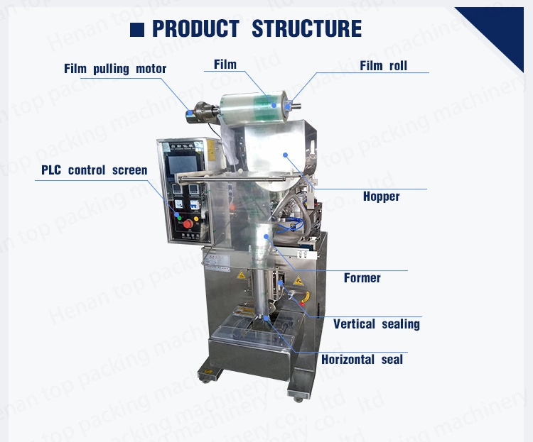 Automatic Back Seal Salad Dressing Hot Pot Base Packaging/Packing Machine