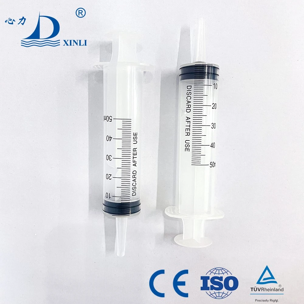 Ce ISO Medical Plastic PP 50ml 60ml 100ml seringue d'irrigation