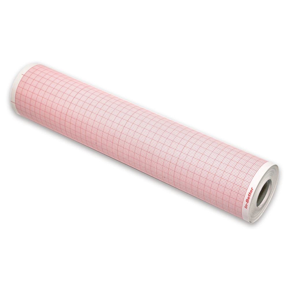 El papel de ECG de médicos de 80mm*20m caja registradora los rollos de papel 80mmx70mm/50mm Rollo de papel térmico