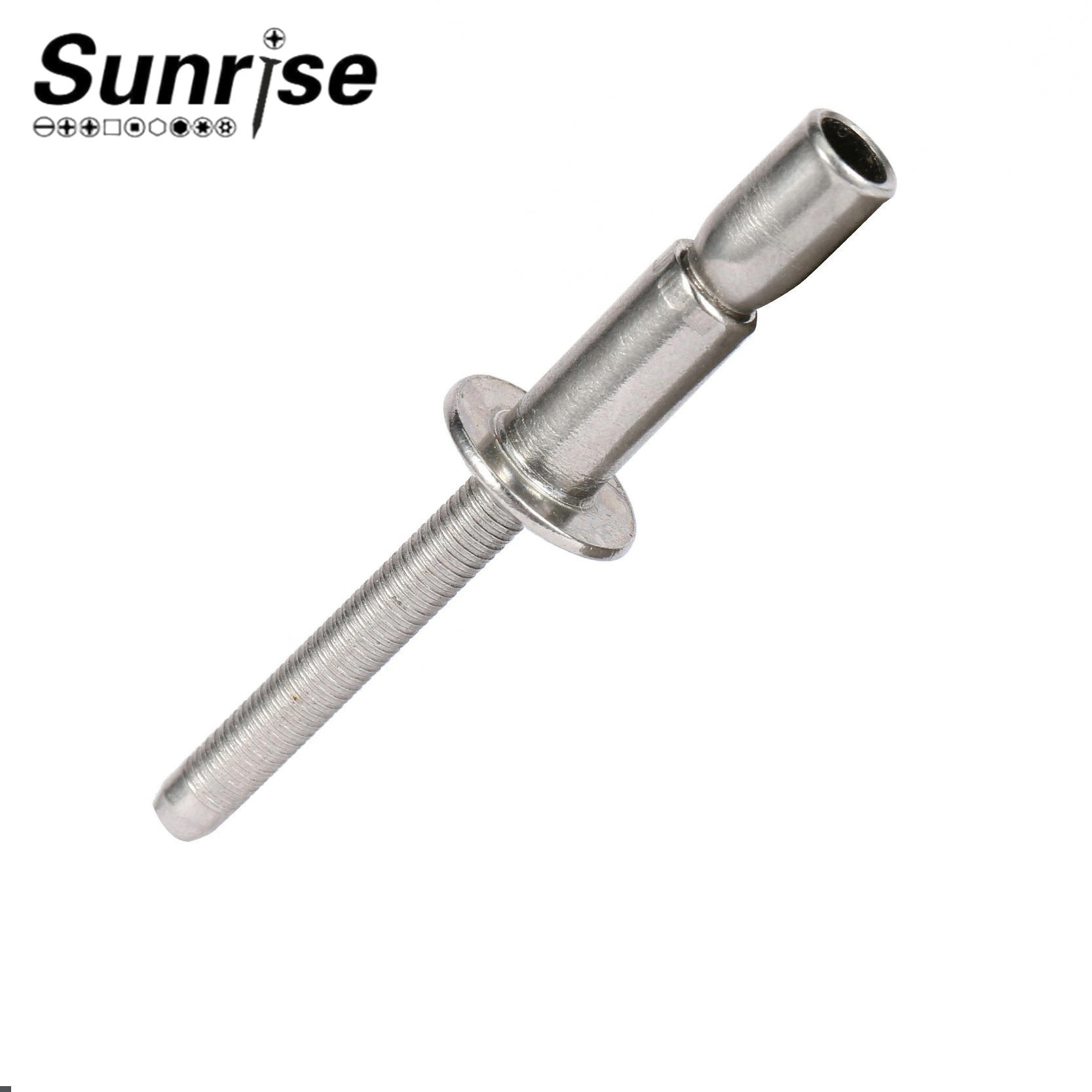 Stainless Steel Outer Lock Round Head Wire Drawing Rivets A2304 Cup Type Outer Lock Squeeze Drawing Nai