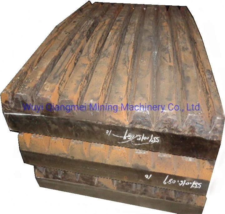 Customized Manganese Steel Jaw Crusher Parts Jaw Plate Tooth Plate