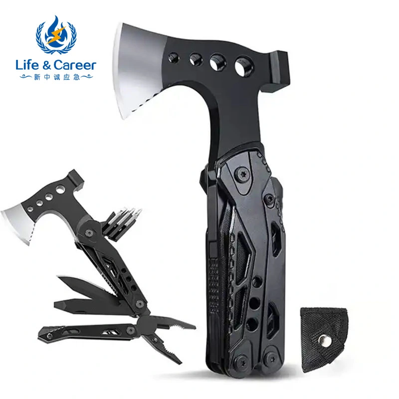 Multifunctional Axe Pliers Camping Axe Hammer Outdoor Portable Folding Hardware Tool