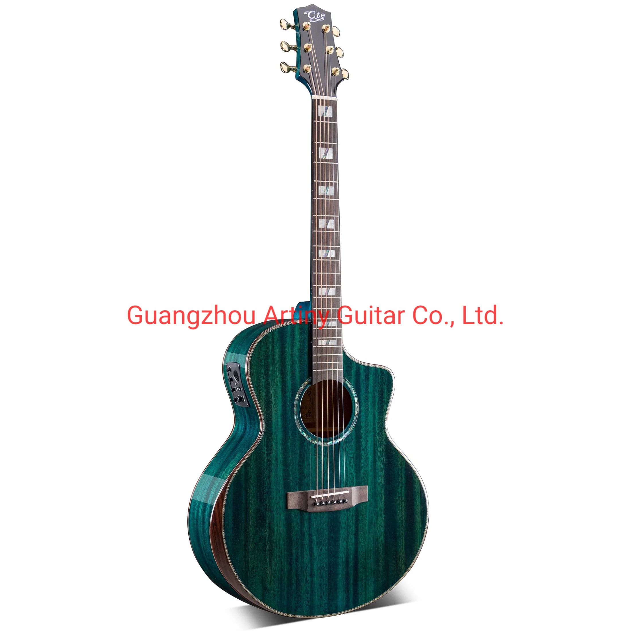 OEM 41 Inch Top Solid Mahogany Acoustic Guitar Best Selling Guitarra