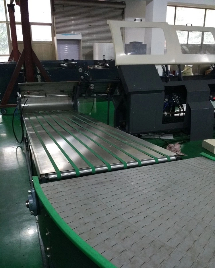 High quality/High cost performance  Reel Paper High Speed Flexo Printing Wireless Cold Glue Back Wrapping Binding Notebook Making Machine for Sale