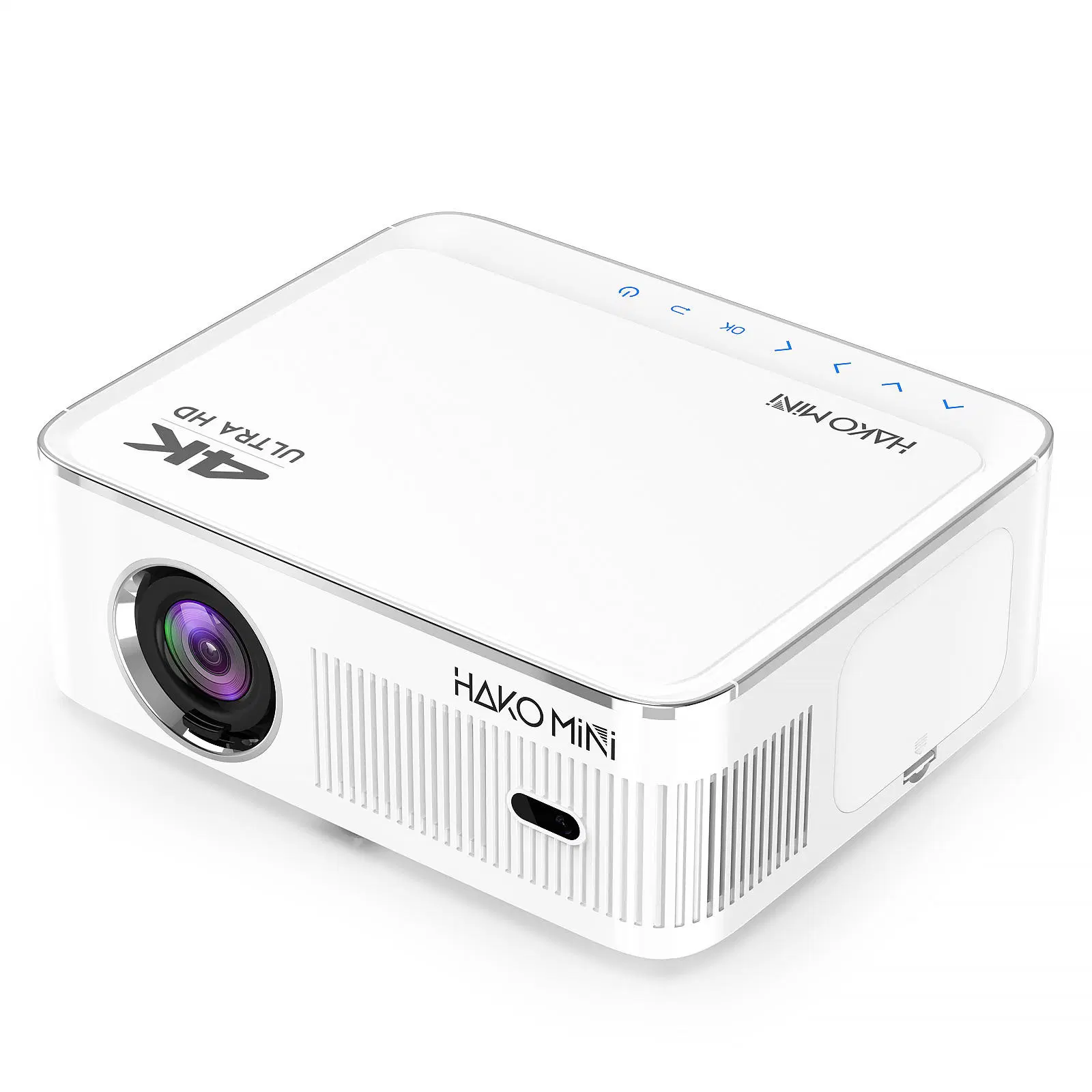 The Latest Hako Mini Projector Supports 4K Video Projectors on Home WiFi