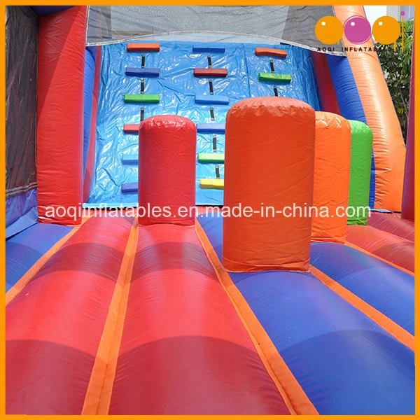 Popular Blue Jungle Obstacle Outdoor Crazy Inflatable (AQ1412-1)