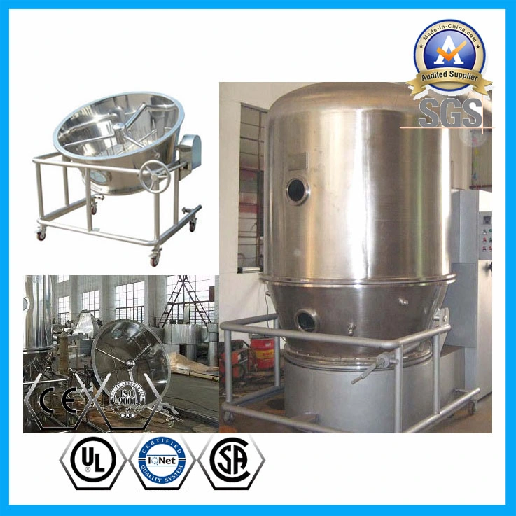 Stainless Steel Fluid Bed Drying Machine with GMP Standard