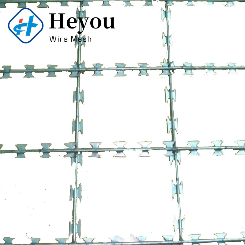 China Export Barbed Wire Mesh Manufacturers Bto-10 Razor Net Wire Mesh China Paint Diamond Hole Barbed Wire