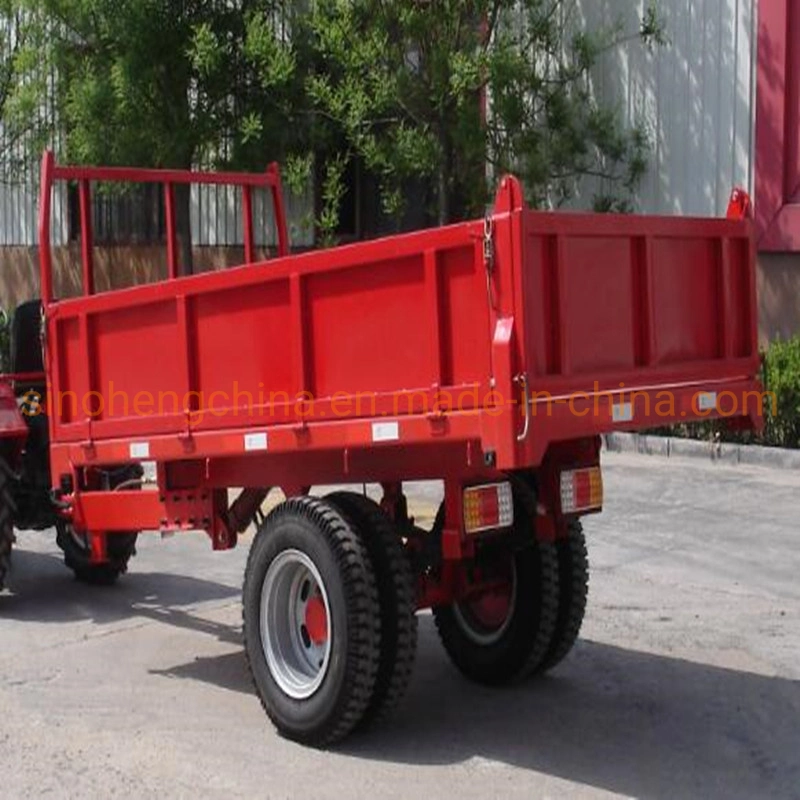 7CX-5 Tractores Pequeña granja Dump/Dumper Remolque con buen precio 5000kg.