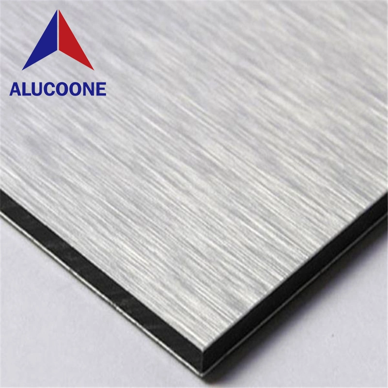 Silver Brushed Aluminum Composite Panel ACP Sheet