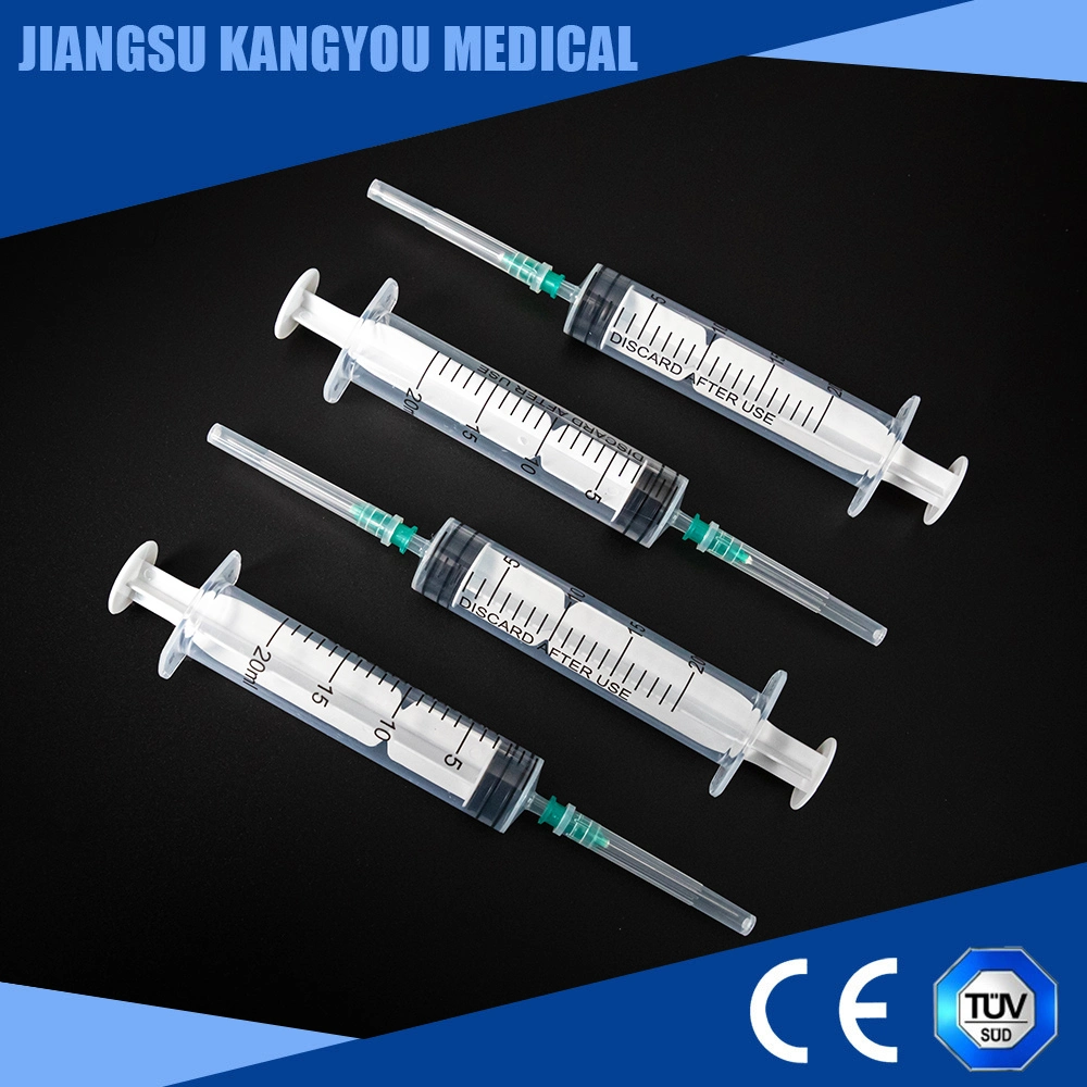 Medical Supply All Sizes Disposable Plastic Sterile Syringe with Needle