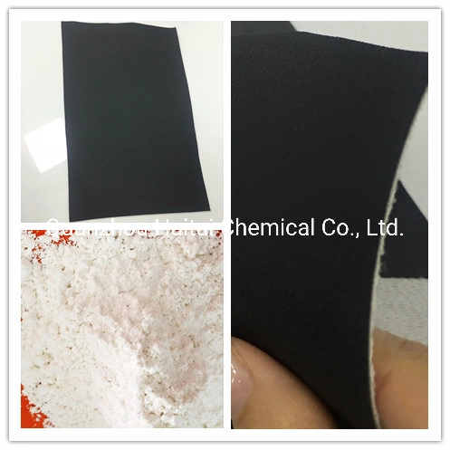 عامل التشويش مع تقنية HT-R باللون الأبيض الصديق للبيئة، NC لتحقيق أعلى مستوى جلد صناعي من مادة PVC عالي الجودة