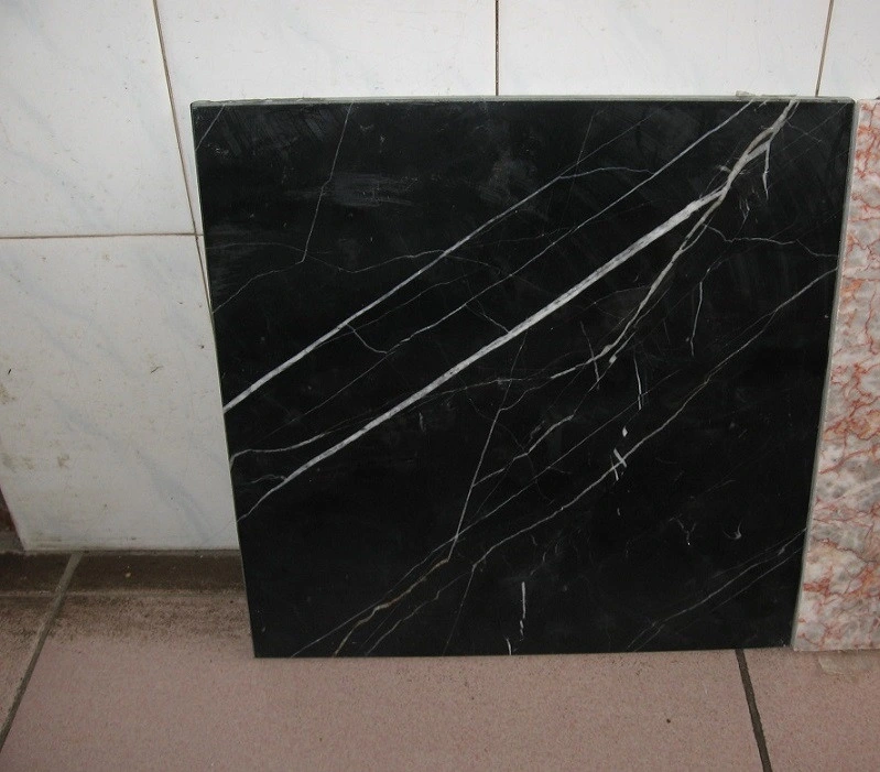 Black Marble Tiles/Slabs/Countertop Gold Vein Bathroom Bench Top