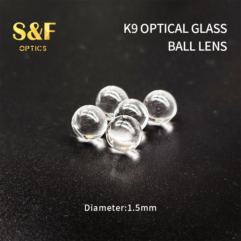 Wholesale/Supplier Pack of 10 PCS Diameter 1.5mm Spherical Lenses K9 Optical Glass Ball Lens