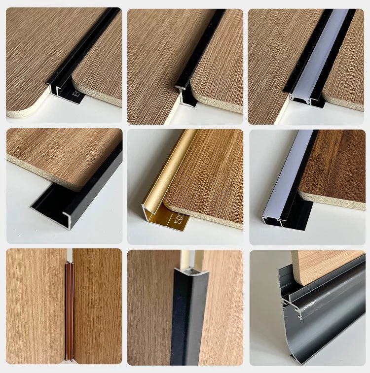 Background Decorative WPC Integrated Wall Solid Cladding Bendable Wood Veneer Charcoal Panel