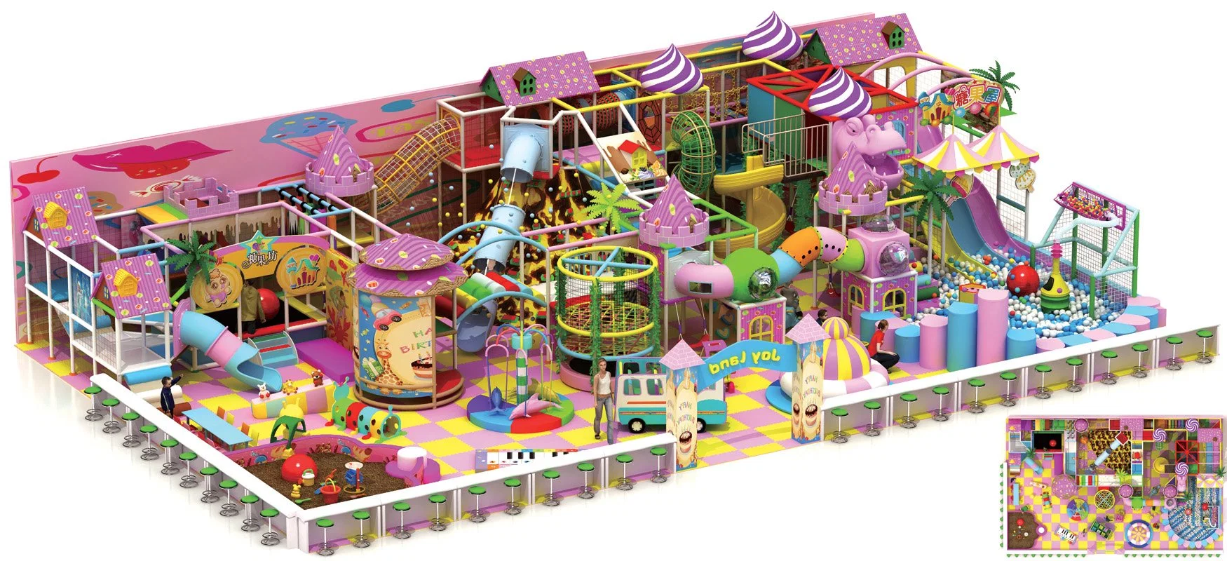 Fashion Funny Indoor Playground for Sale (TY-17720)