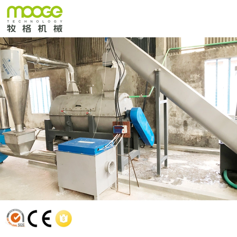 plastic shampoo pet bottle recycling machine line