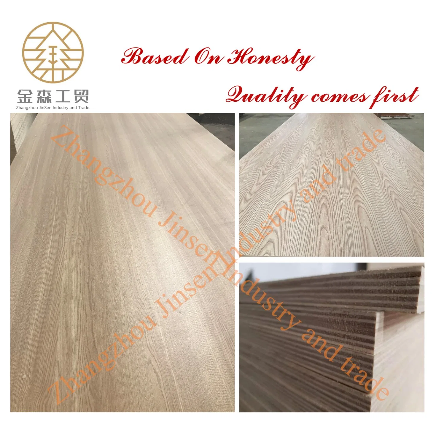 18mm Fancy Faced High Glossy geprägte Matt Veneer Pappel hart China Fabrik Hersteller Melamin Sperrholz