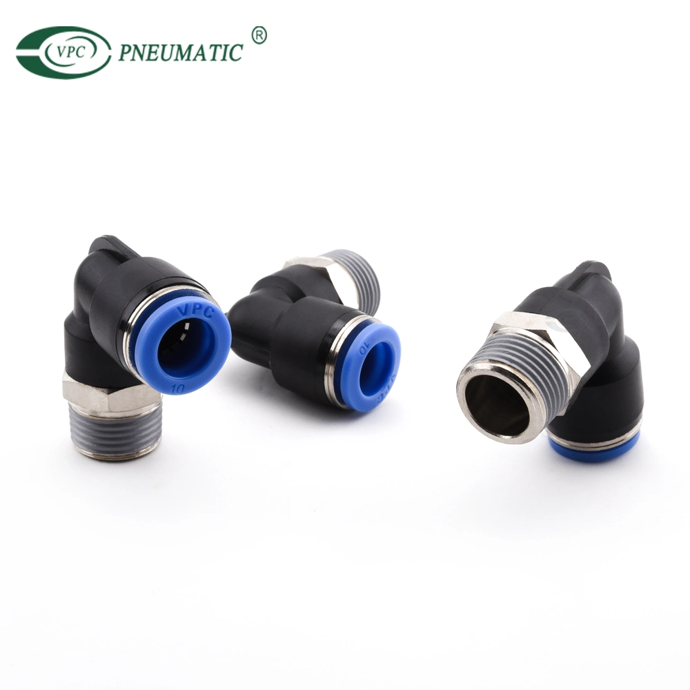 Male Elbow Pneumatic Air Tube Connector