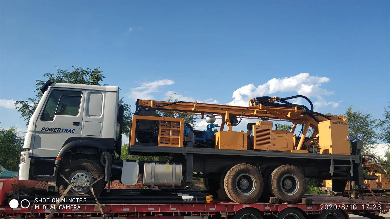 1000ft tief verwendet billig hydraulische Schlammpumpe Rotary Truck montiert Bohrlochwasserbrunnen Bohrausrüstung