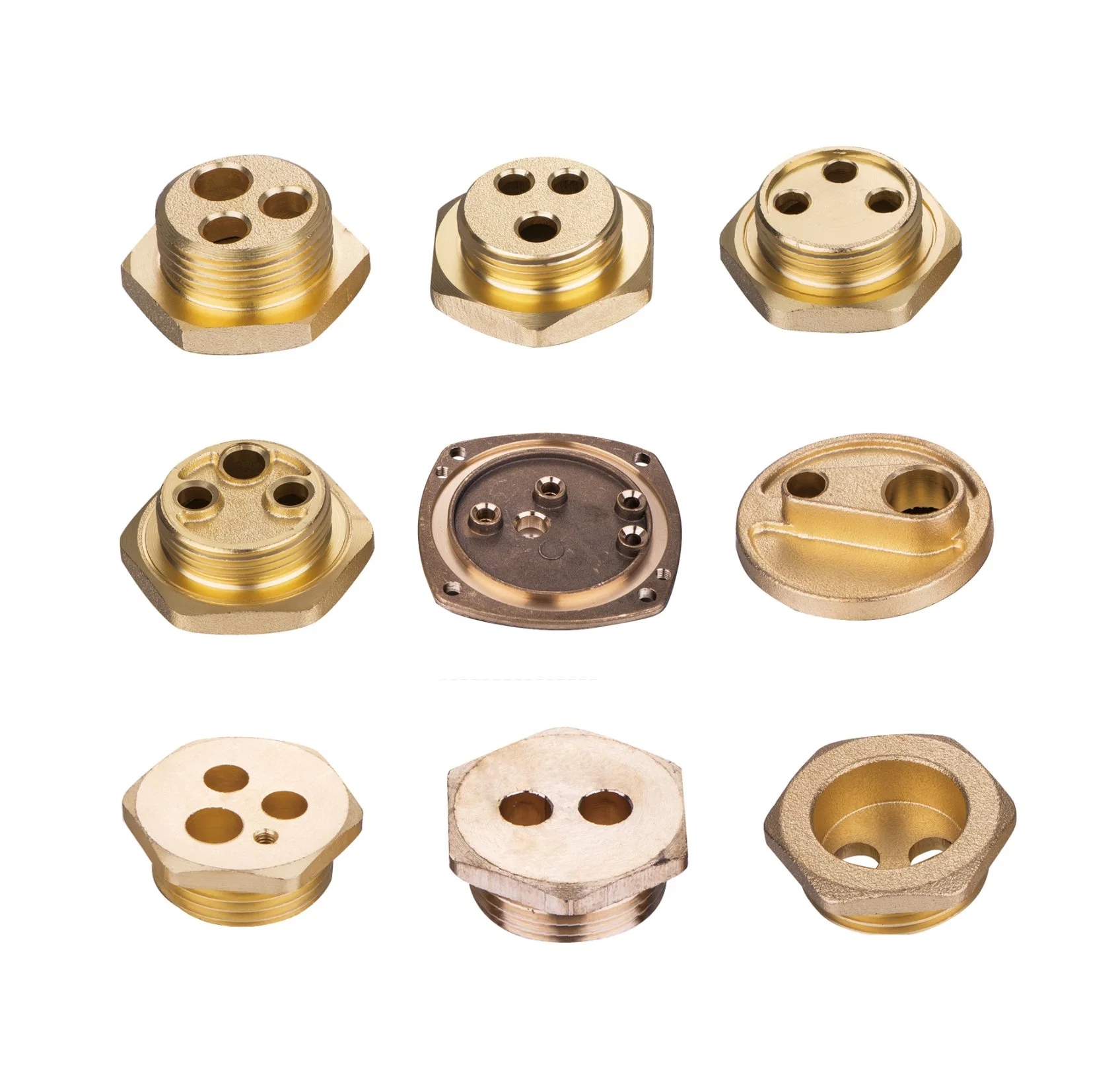 Forged Hexagon Copper Brass Water Heating Element Flange for Heater