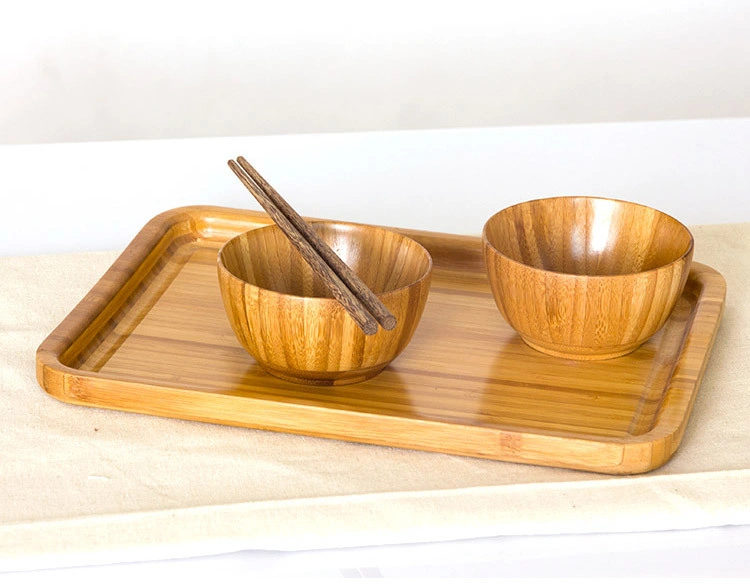 Wooden Tableware Eco-Friendly Baby Bowl Dinnerware Bowls