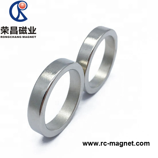 Customied Coating Strong Big Thin Ring Neodymium/NdFeB Magnet