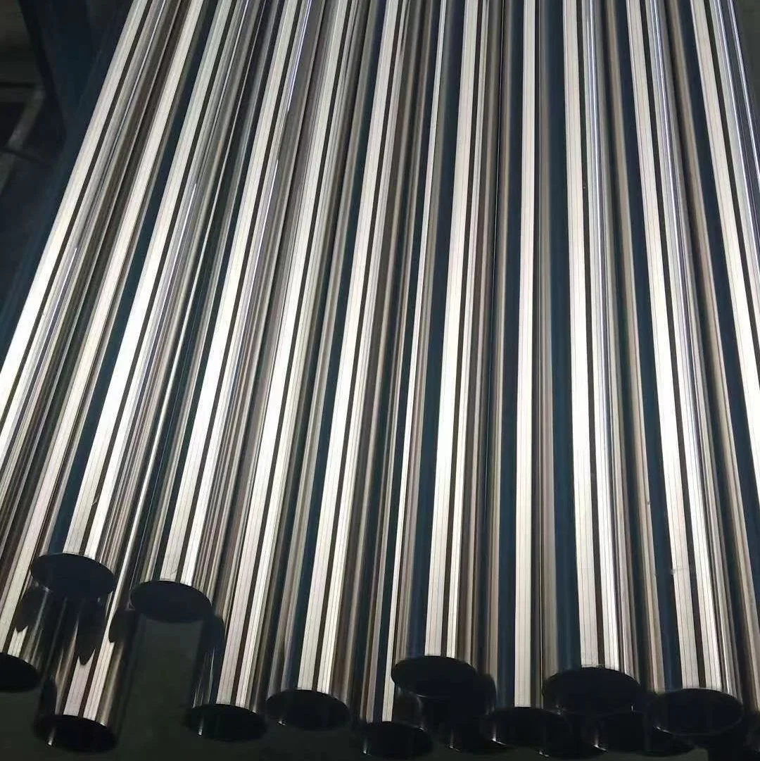 Heigh Quantity 409/201/202/304 with 2b/8K Surface Mirror Stainless Steel Tube