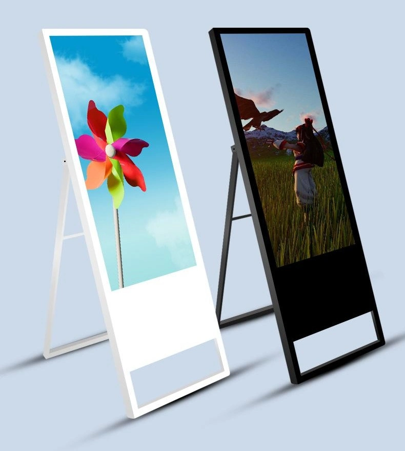 Folding Type Stand Portable Digital Signage Advertising LCD Display