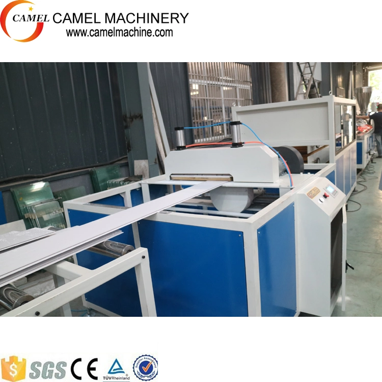 Double Screw Plastic Extruder PVC Ceiling Panel Production Line