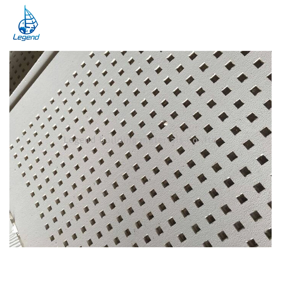 Surface Aluminium Foil Best Sound Absorption Products Perforated Gypsum Ceiling for Partition Wall Systems