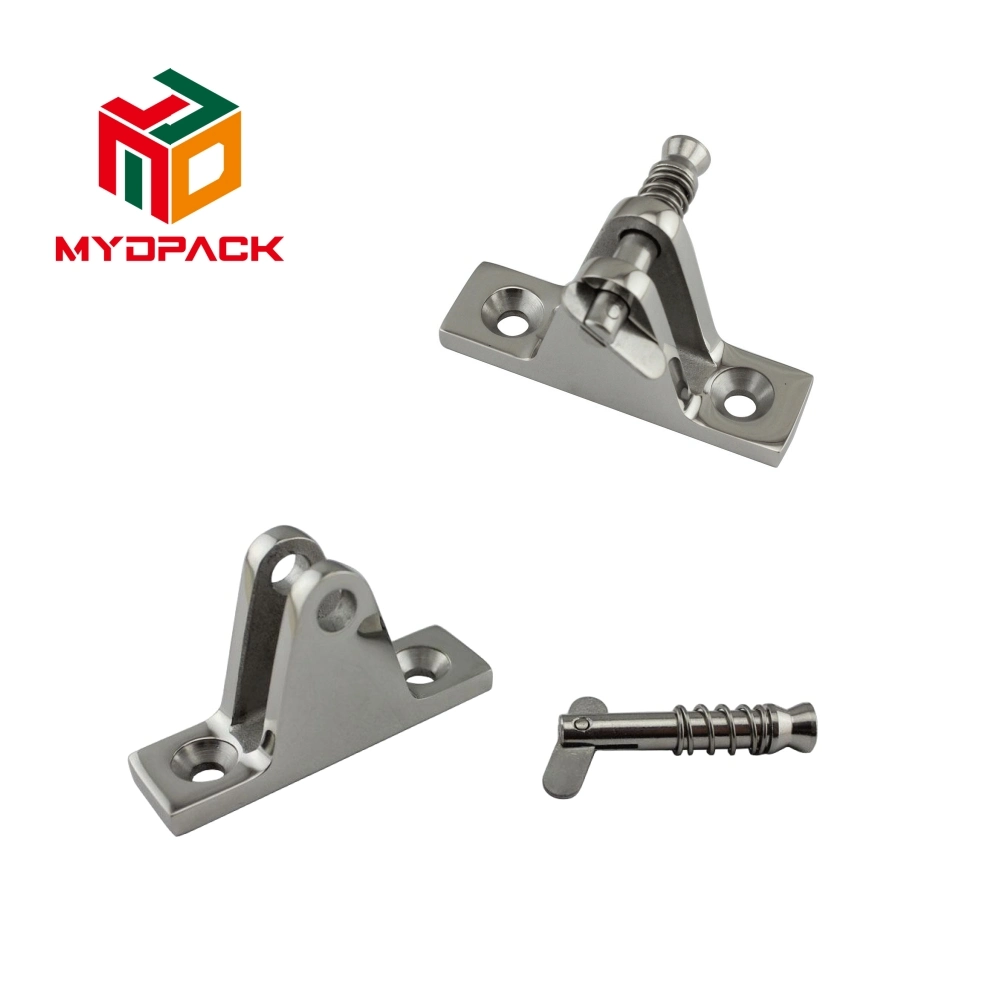 Yacht Hardware Spring Pull Pin Regular Mountain Shaped Seat Stainless Steel Sunshade Accessories