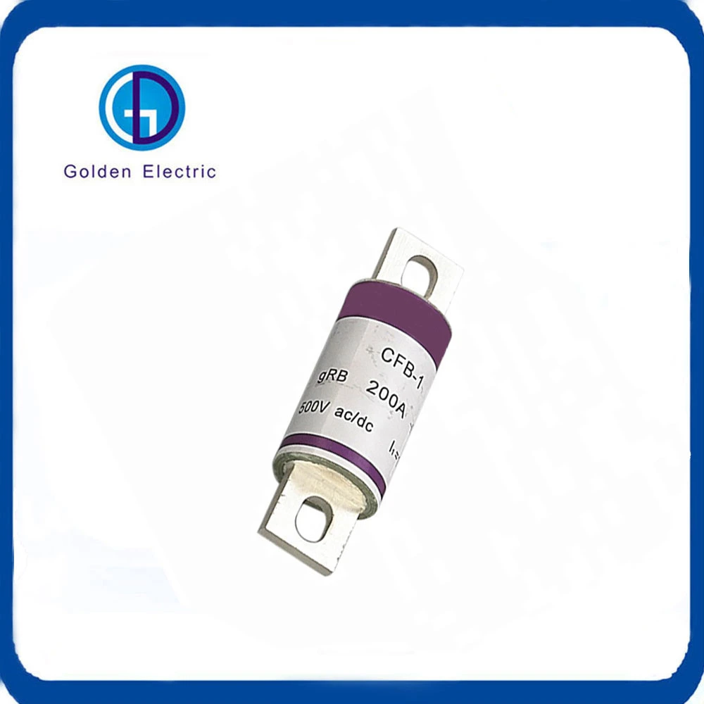 DC800V 1000V Car Fuse 35A 50A 80A 100A 200A 350A 400A 600A Porcelain Fast Acting Fuse for Electric Vehicle Protection