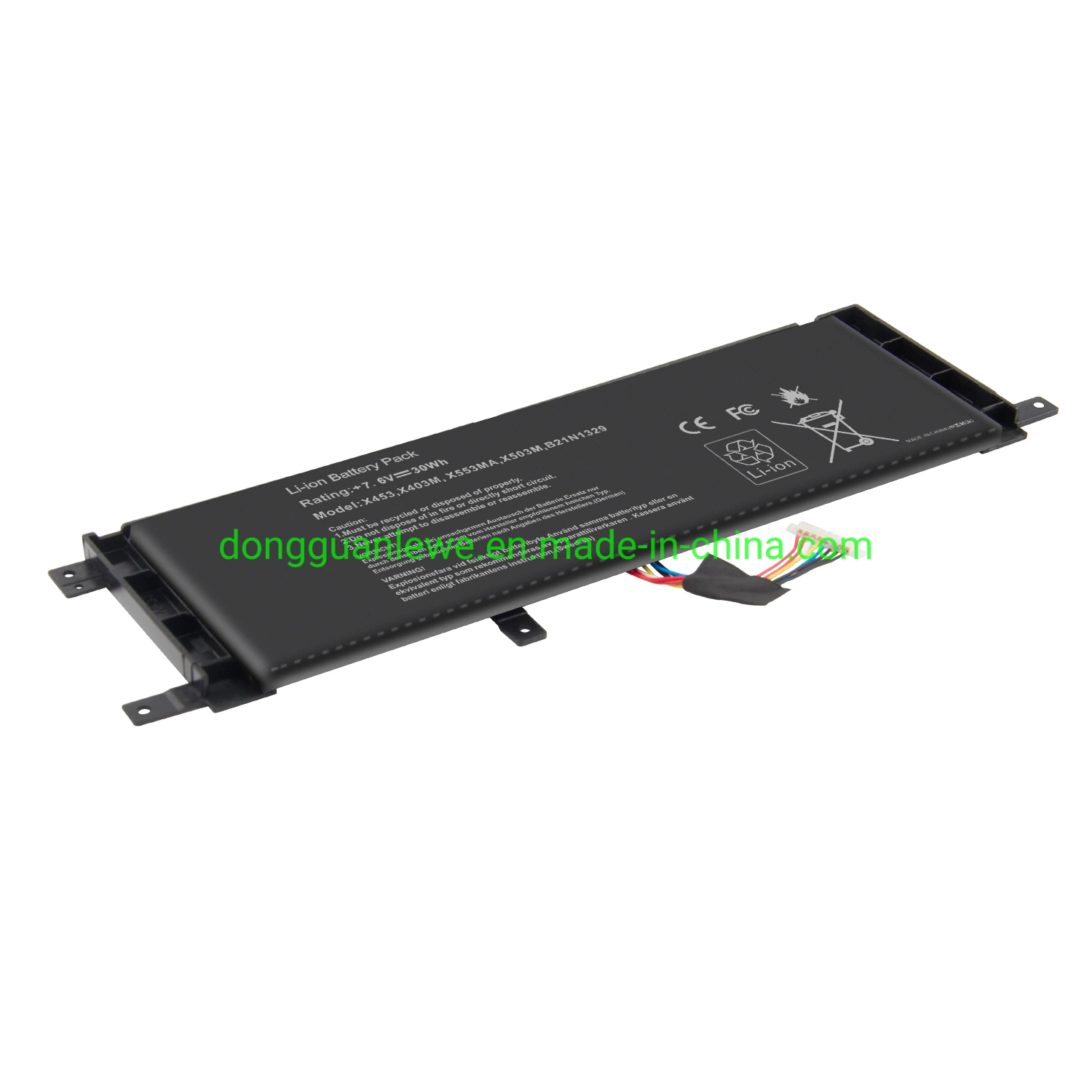 Laptop Battery Replacement for Asus X453 X403 X453mA F453 B21n1329 F453mA-Wx430b F453mA-Wx429b Notebook Computer Battery Pack